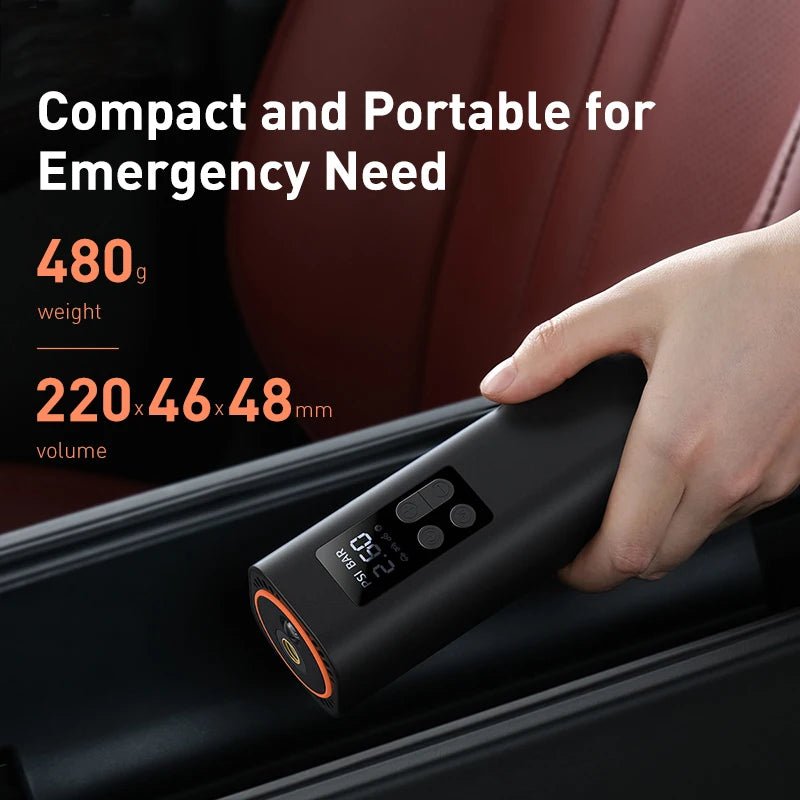 Compressor de Ar Portatil - 12v com lanterna
