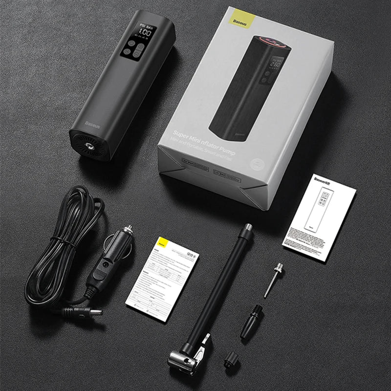Compressor de Ar Portatil - 12v com lanterna