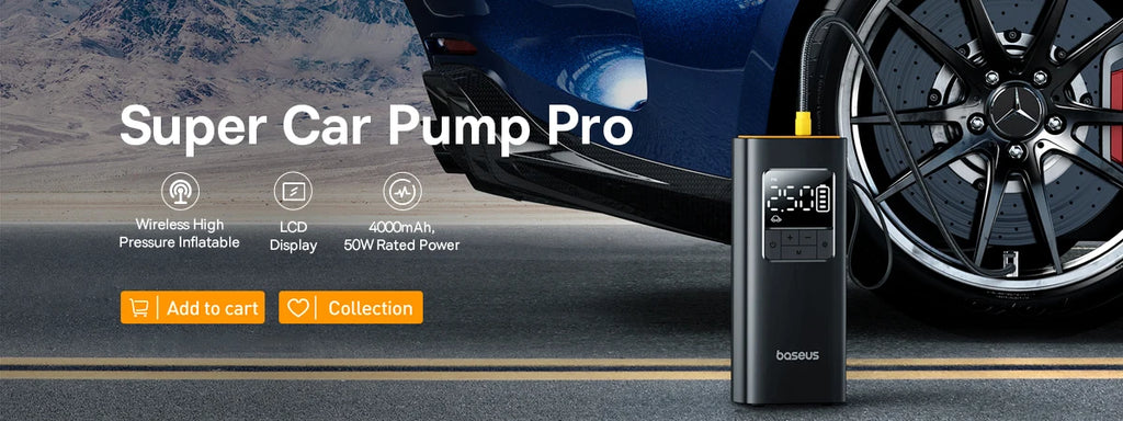 Compressor de Ar Portatil - 12v com lanterna
